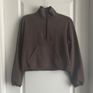 Lululemon Brushed Softstreme Ribbed Half Zip